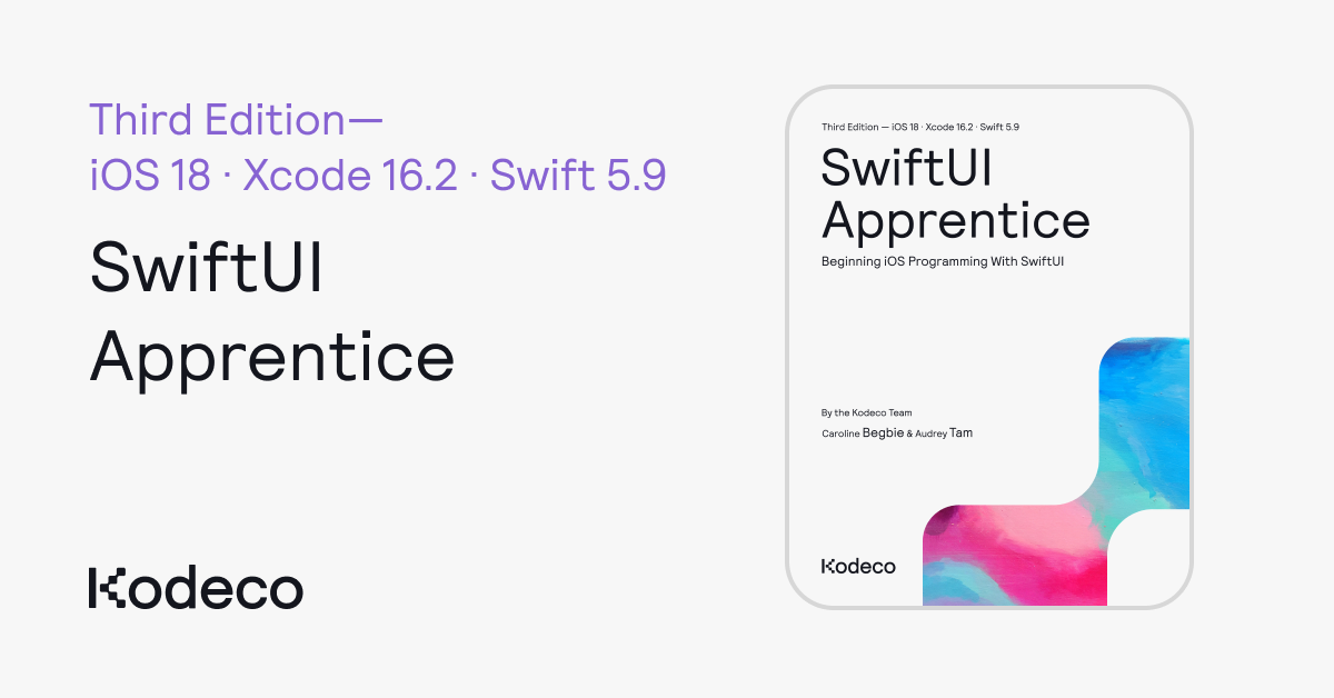 SwiftUI Apprentice | Kodeco