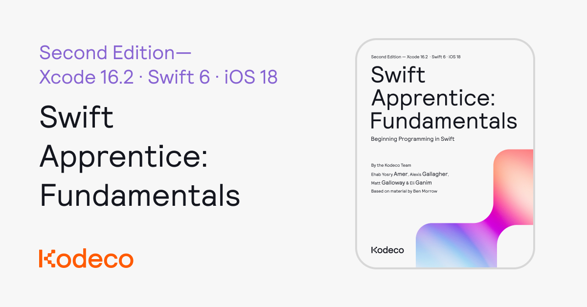 Swift Apprentice: Fundamentals | Kodeco