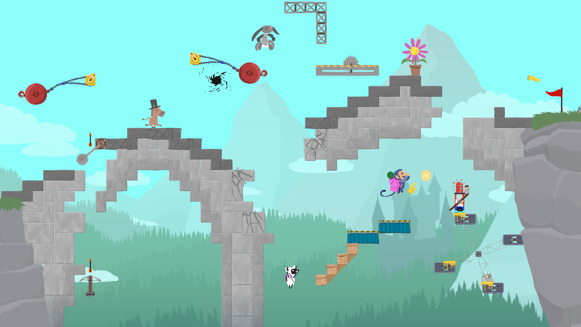Grab Your Friends to Play the Party Platformer Ultimate Chicken Horse