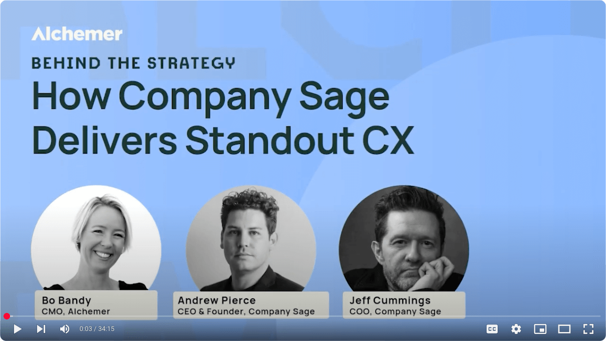 Behind the Strategy: 6 CX lessons from Company Sage